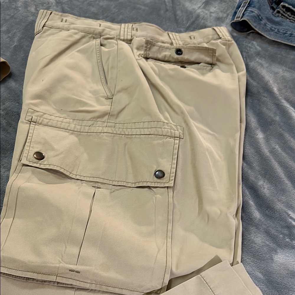 Polo by Ralph Lauren Tan Cargo Pants with Sturdy Cotton